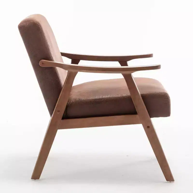 Fauteuil d'appoint en velours Mid-Century pour salon