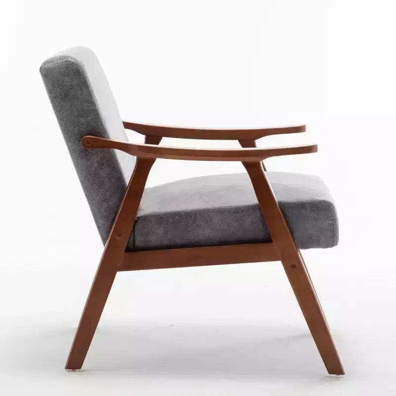 Fauteuil d'appoint en velours Mid-Century pour salon