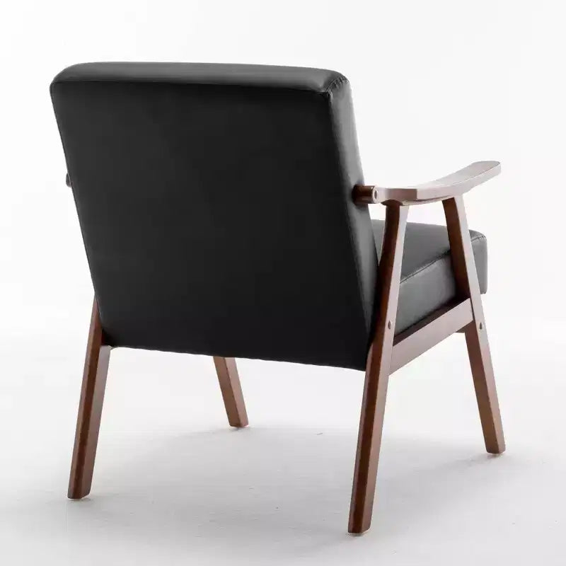 Fauteuil d'appoint en velours Mid-Century pour salon