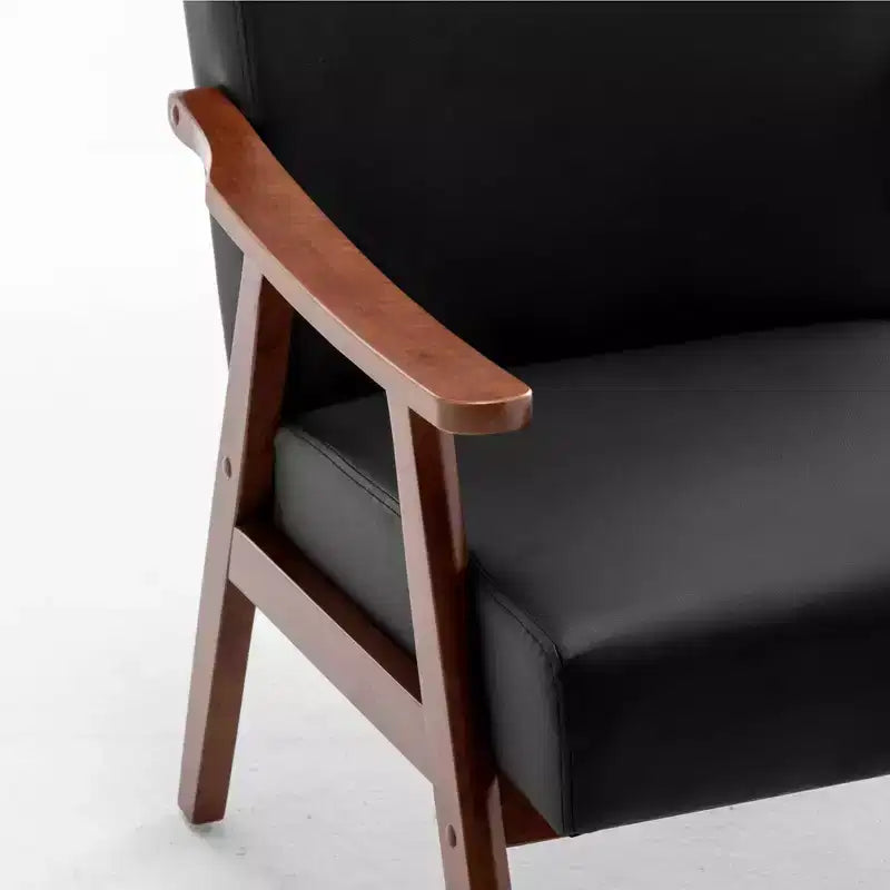 Fauteuil d'appoint en velours Mid-Century pour salon