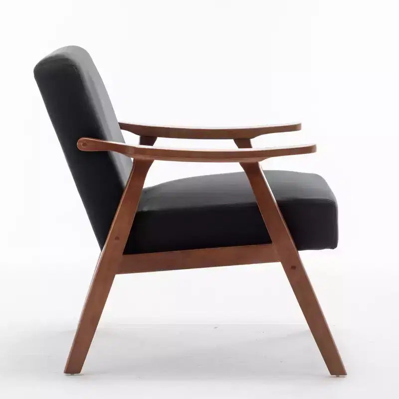 Fauteuil d'appoint en velours Mid-Century pour salon