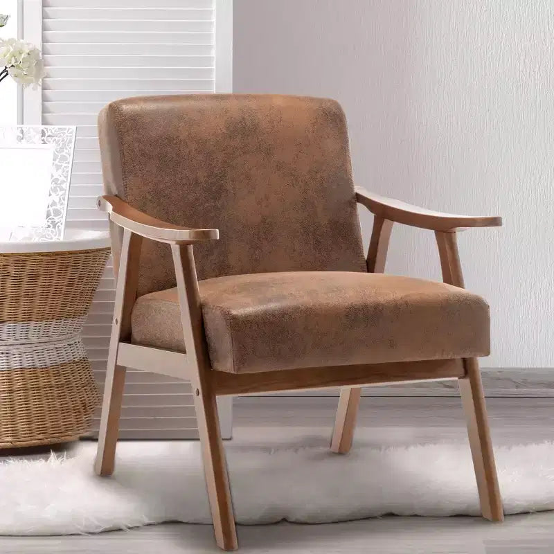 Fauteuil d'appoint en velours Mid-Century pour salon