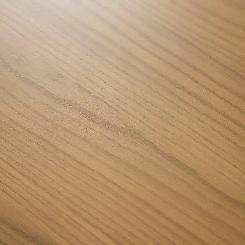 Table à manger ovale en bois massif avec piétement fuselé élégant pour 6 personnes