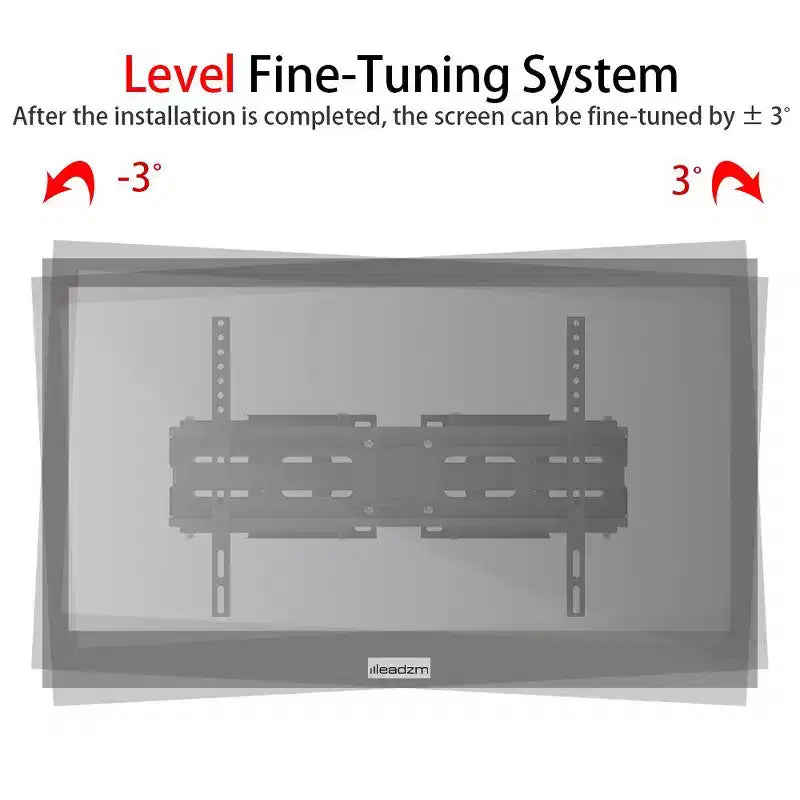 Support mural de télévision d'angle entièrement articulé pour téléviseurs de 32 à 70 po, capacité de 50 kg
