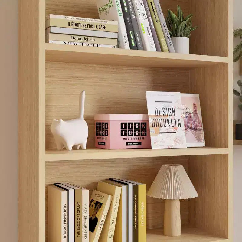 Vitrine en rotin beige H 180 cm, 3 étagères 1 tiroir 2 portes