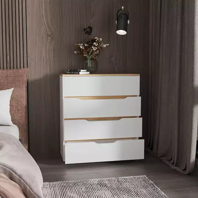 Tiroirs coulissants fluides, Commode de rangement polyvalente