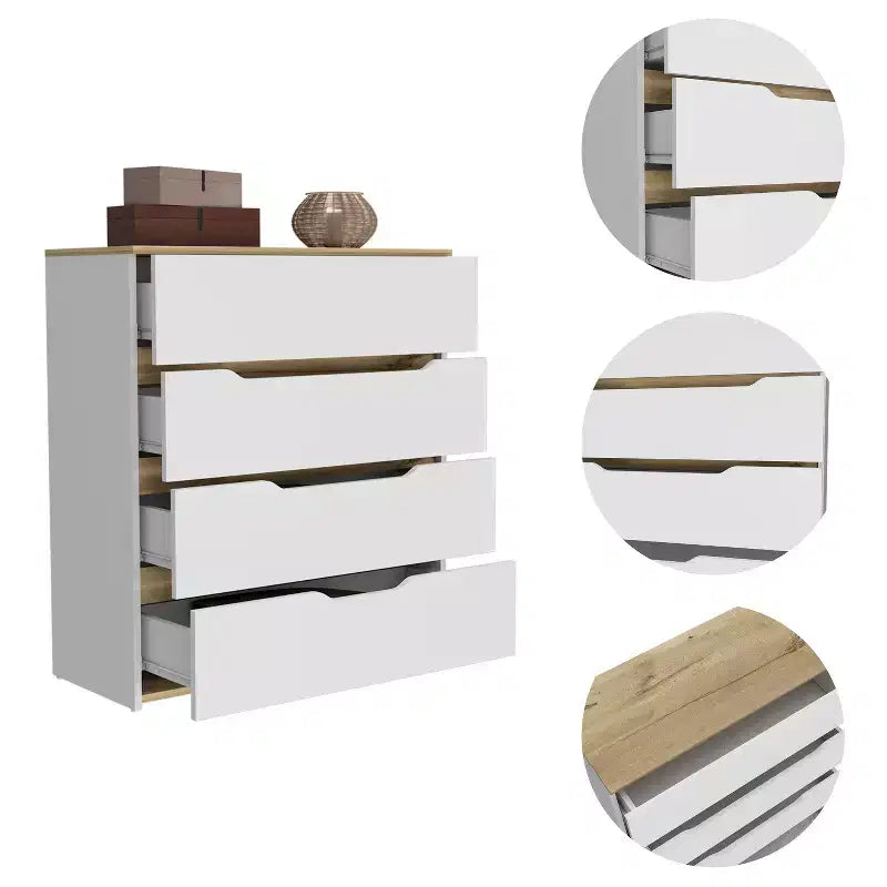 Tiroirs coulissants fluides, Commode de rangement polyvalente