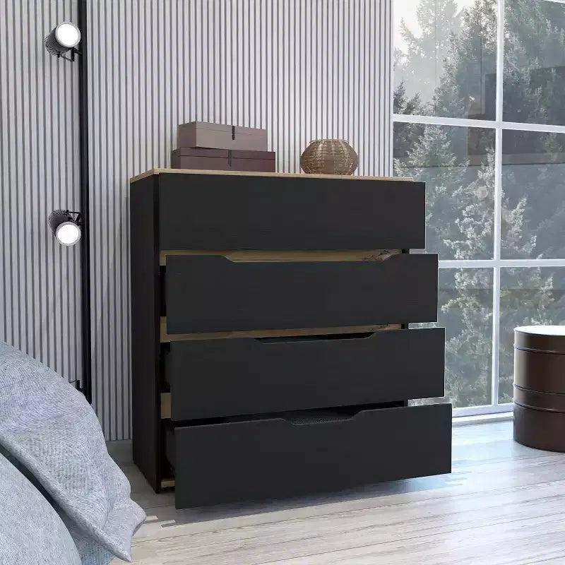 Tiroirs coulissants fluides, Commode de rangement polyvalente